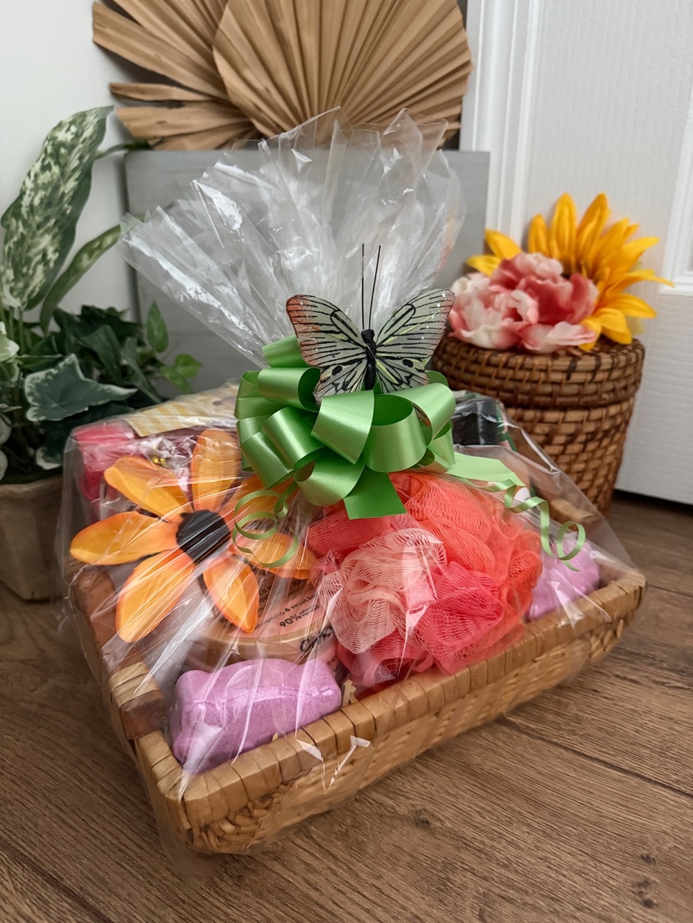 Philosophy Mimosa Mini Spa Gift Basket - Handmade, Birthday Gift, Thank You Gift